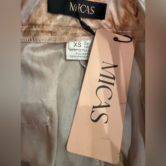 Micas Marble Print High-Waisted Pants –‎ XS NWT - Picture 3 of 4